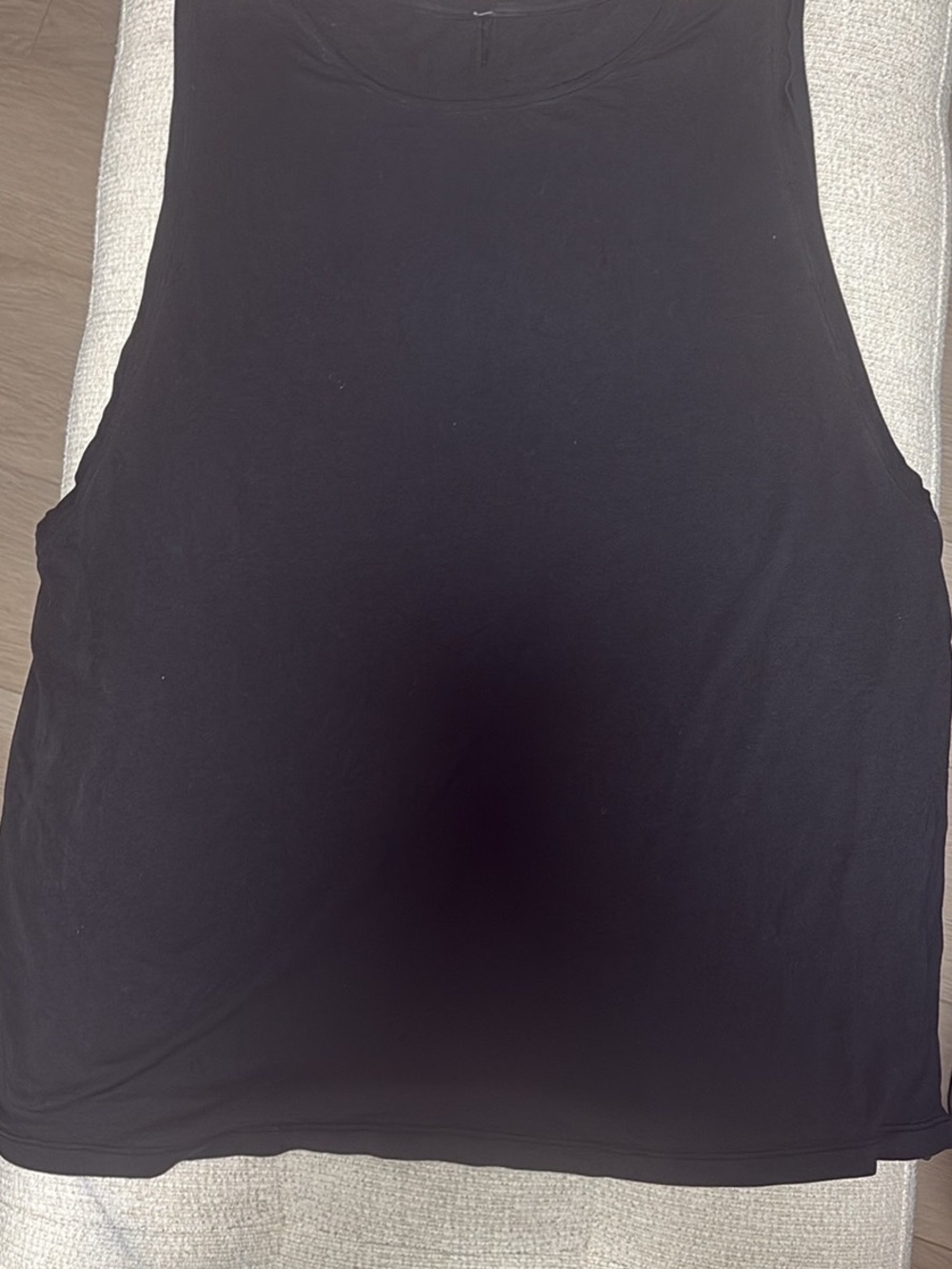 lululemon athletica Black Sleeveless Tank - Classic Crew Neck